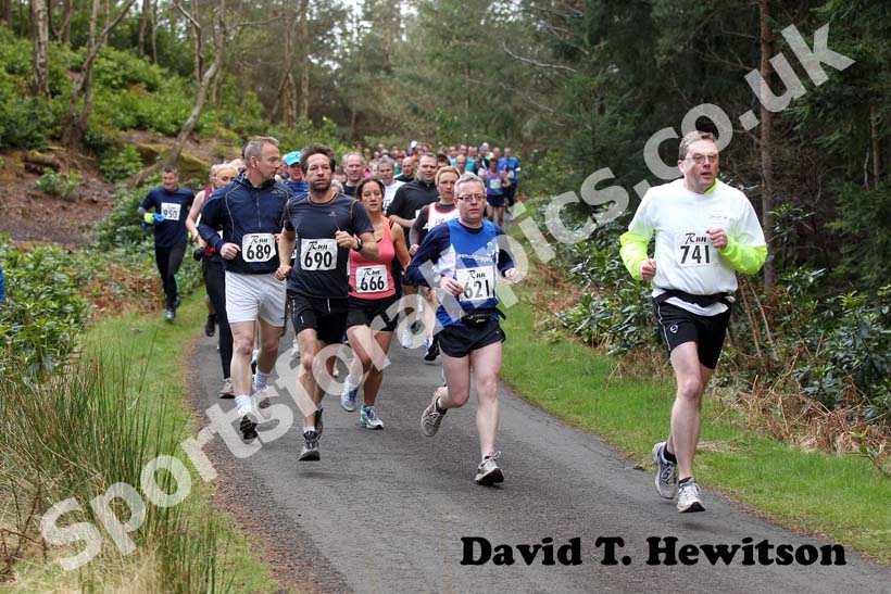 2012 Run Northumberland 10k Road Race, Cragside, Rothbury, Northumberland.